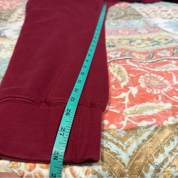 Stussy Men's Burgundy-Red World Tour Joggers Cotton - Picture 9 of 11